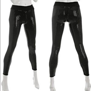 Romeo & Juliet Couture black sequin leggings